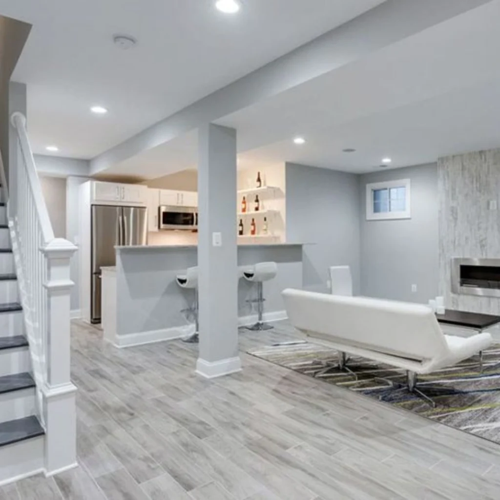 Basement Flooring Installation