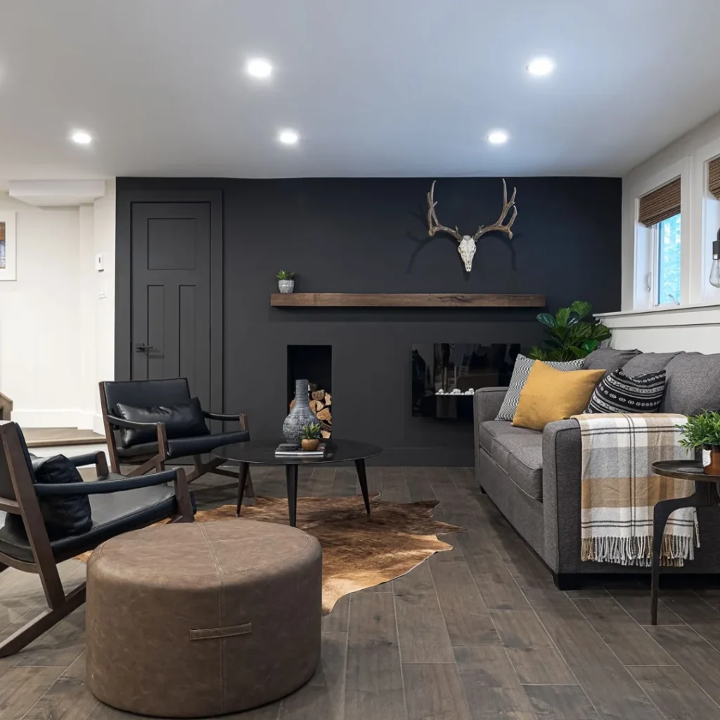 Basement Living Room Conversion