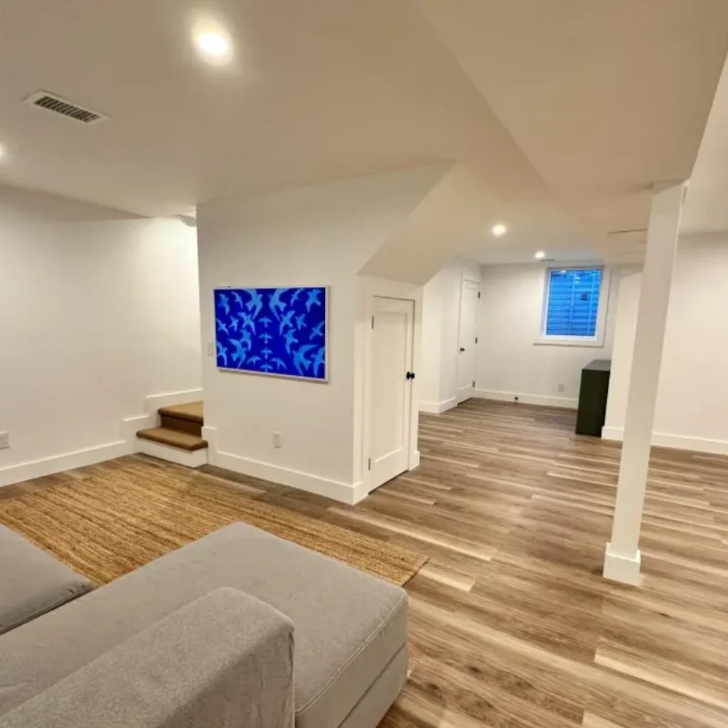 Basement Wall and Ceiling Renovation