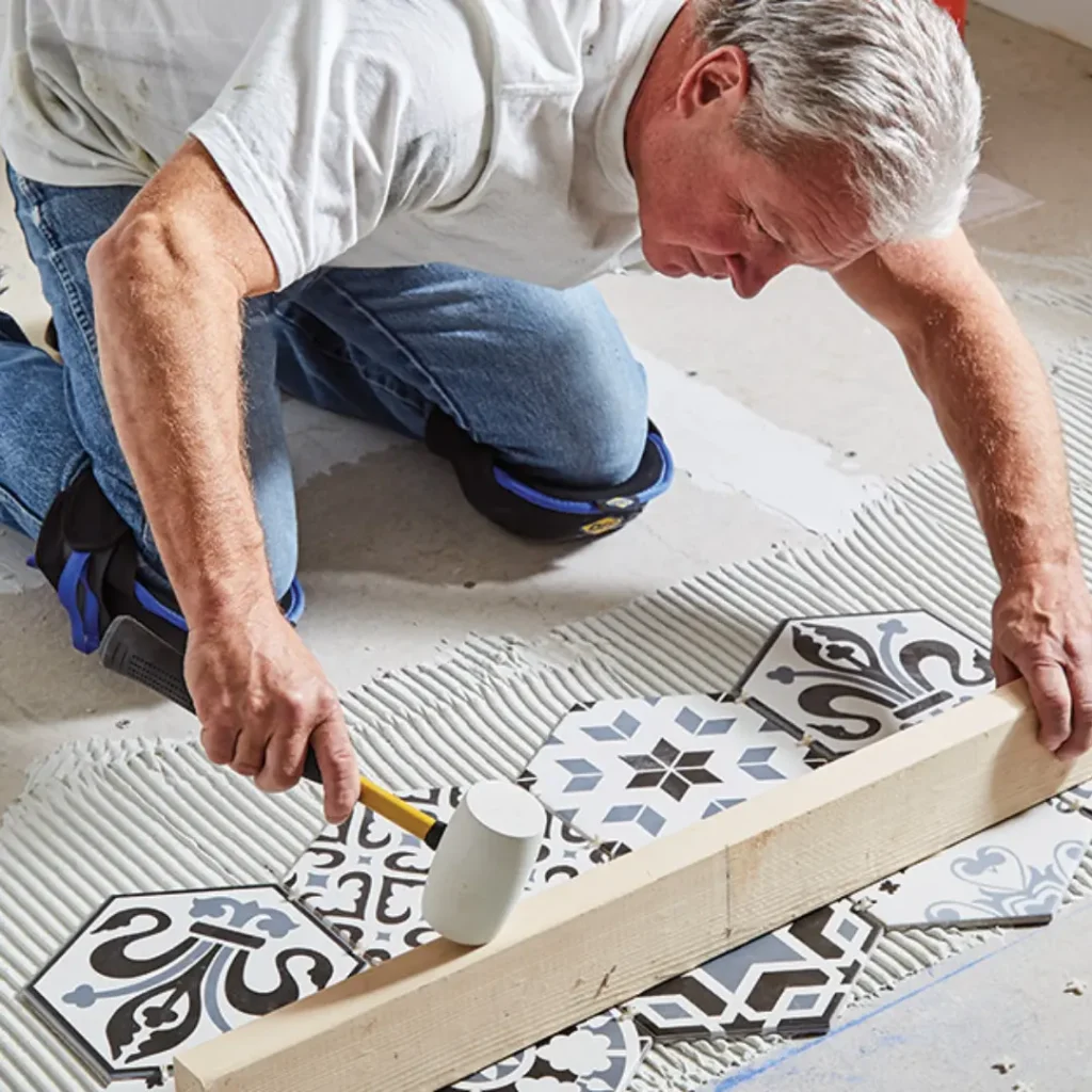 Kitchen Floor Tile Installation