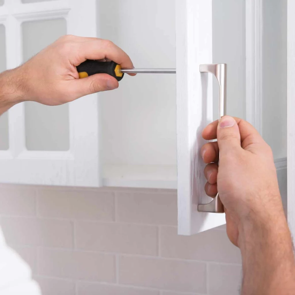 Cabinet Hardware Installation X by MrImproveIt Remodeling in Mission, KS