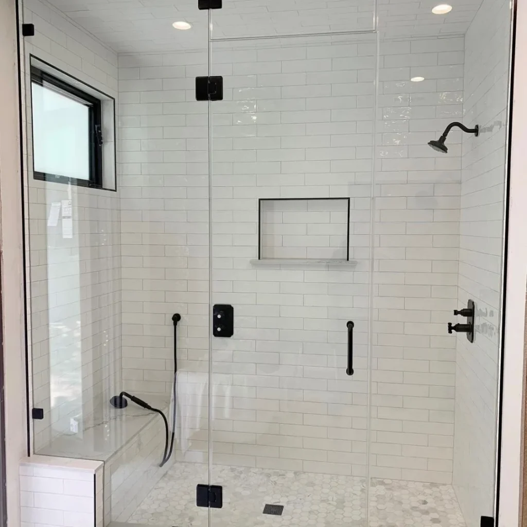 Glass Shower Enclosures X by MrImproveIt Remodeling in Mission, KS